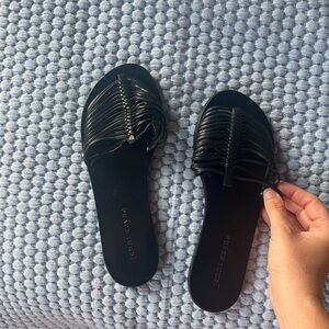 Jenni Kayne Black Strappy Sandals